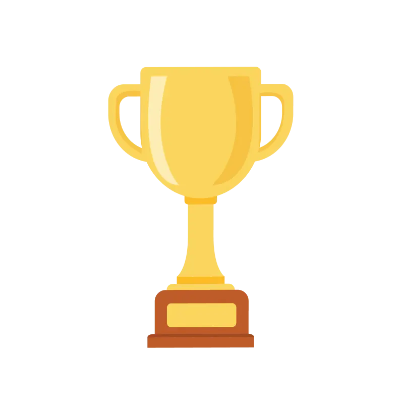 Gold trophy