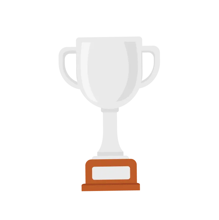 Silver trophy